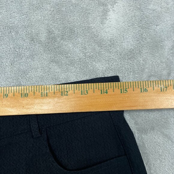 Mario Serrani Textured Pull-On Pants Black M/M NWT 6619 - Picture 7 of 10